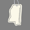 Paper Air Freshener - Mississippi (Outline)